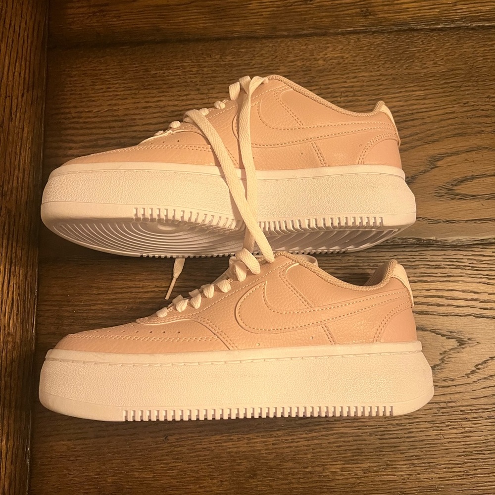 NIKE Pink Sneakers Court Vision Ulta Only worn a couple times! Women's 9